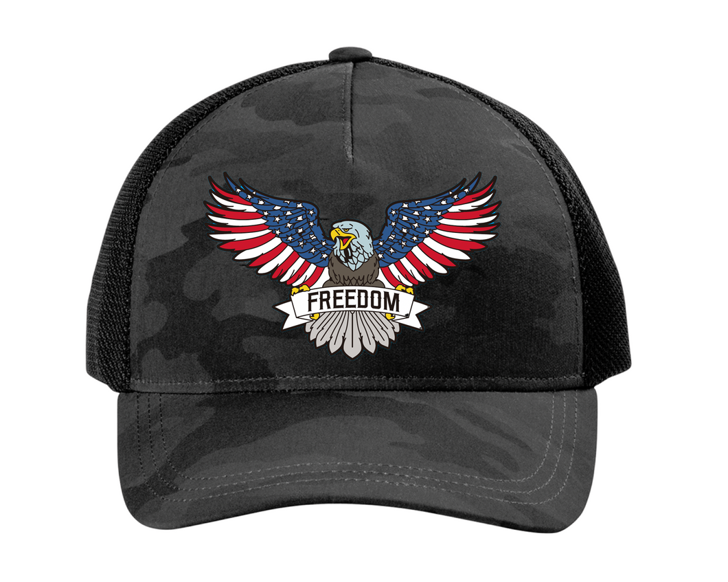 Freedom Eagle Hat - Rubber Patch