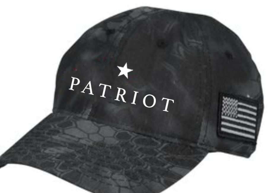 Patriot Hat - Black Camo