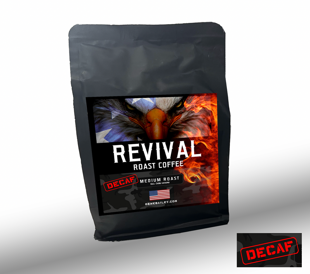 DECAF Revival Roast Coffee | Medium Roast 12oz Bag