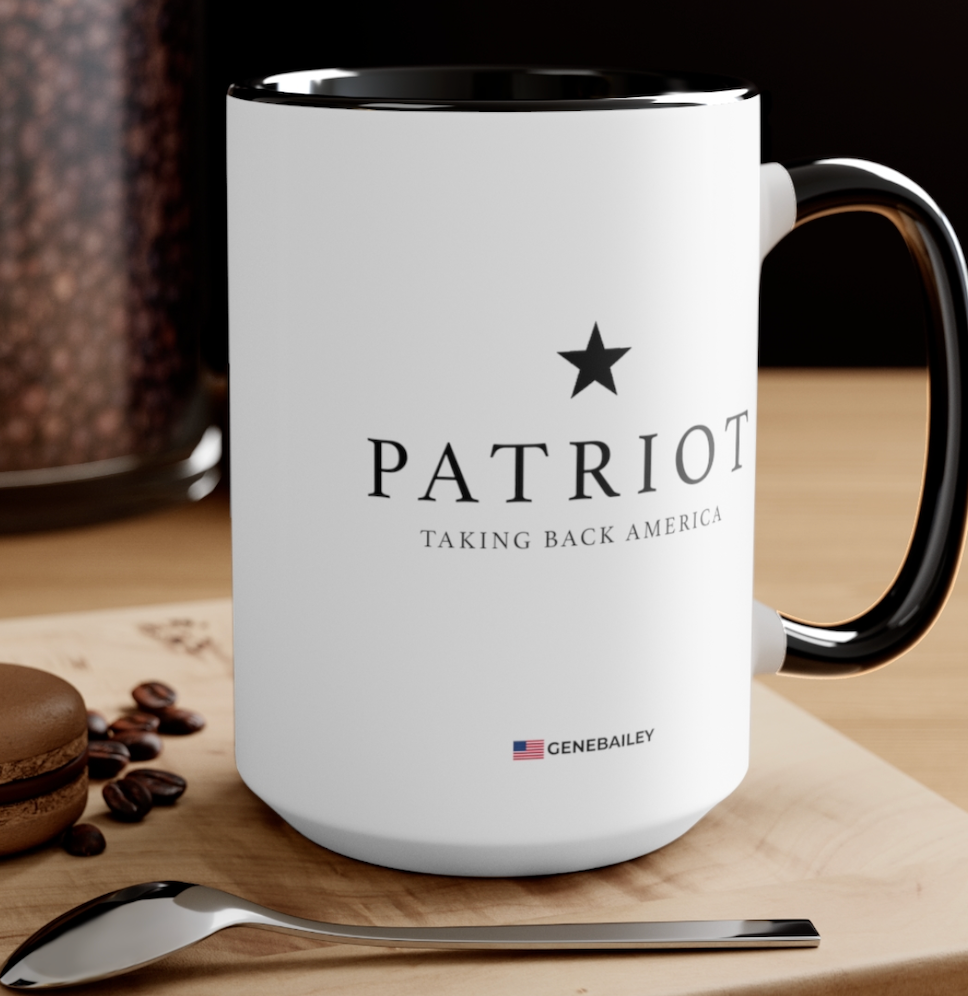 Patriot Coffee Mug 15oz (3 Color Options) *Free Shipping